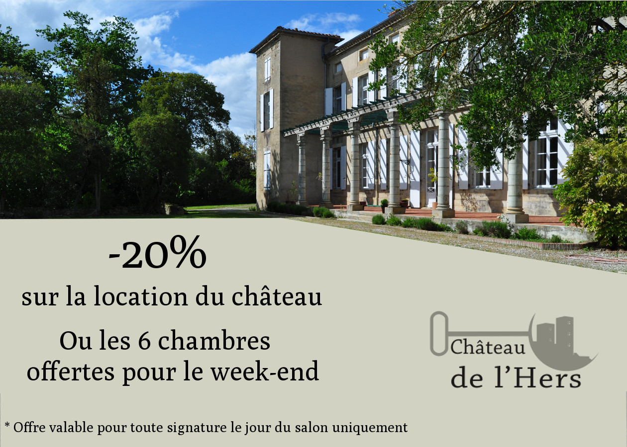 Château de l'Hers, Réception mariage, Offre Ventes Privées VIP 2018, Oui! Salon Mariage Toulouse