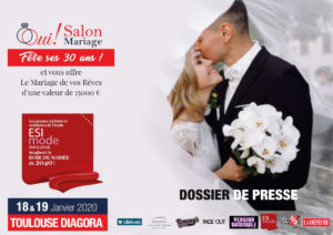 Dossier de Presse Oui Salon Mariage Toulouse Diagora 2020